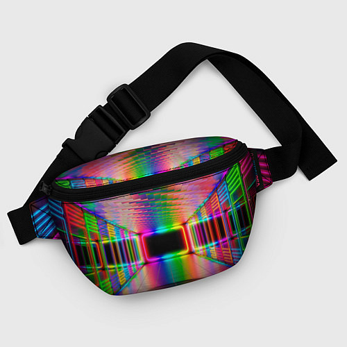 Поясная сумка Неоновая галерея / 3D-принт – фото 4