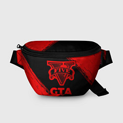 Поясная сумка GTA - red gradient, цвет: 3D-принт
