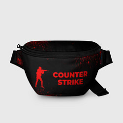 Поясная сумка Counter Strike - red gradient по-горизонтали, цвет: 3D-принт