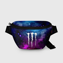 Поясная сумка Monster energy neon space, цвет: 3D-принт