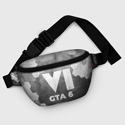 Поясная сумка GTA 6 - grey gradient, цвет: 3D-принт — фото 2