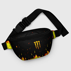 Поясная сумка Monster energy fire steel, цвет: 3D-принт — фото 2