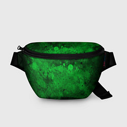 Поясная сумка Абстракция - green acid stains