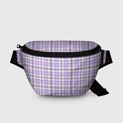 Поясная сумка Checkered light purple