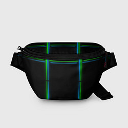 Поясная сумка Neon green light blue