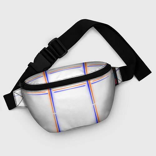 Поясная сумка Neon white orange light blue / 3D-принт – фото 4