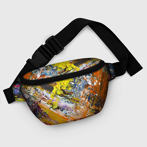 Поясная сумка Живая Абстракция: Поток Цветов и Форм в Постоянном / 3D-принт – фото 4