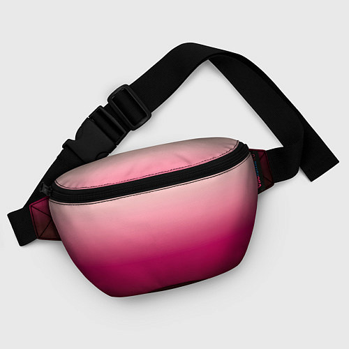 Поясная сумка Градиент transcendent pink омбре / 3D-принт – фото 4