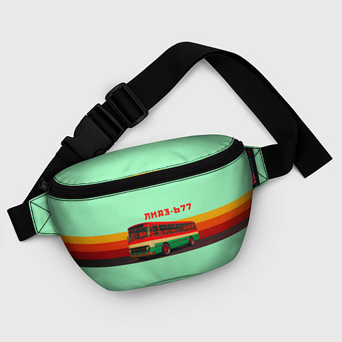 Поясная сумка Ретро автобус ЛиАЗ 677 / 3D-принт – фото 4