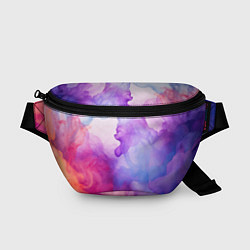 Поясная сумка Цветная дымка, цвет: 3D-принт