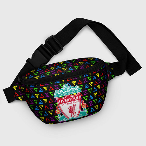 Поясная сумка Liverpool pattern neon / 3D-принт – фото 4