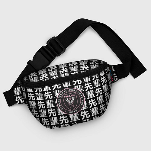 Поясная сумка Inter japan black / 3D-принт – фото 4