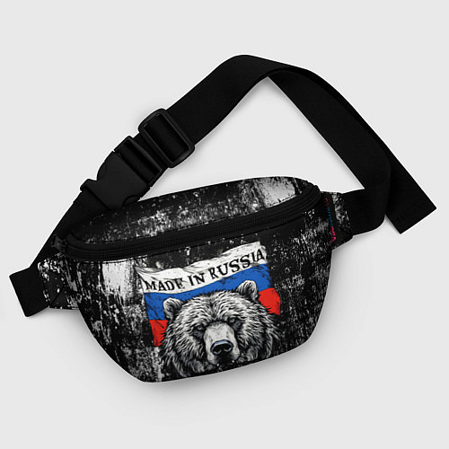 Поясная сумка Медведь на фоне Росийсского флага / 3D-принт – фото 4