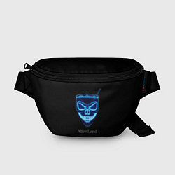 Поясная сумка Neon skull cocktail, цвет: 3D-принт