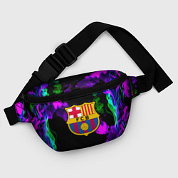 Поясная сумка Barcelona неоновый огонь, цвет: 3D-принт — фото 2