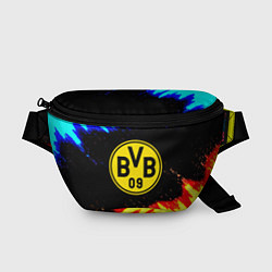 Поясная сумка Borussia огненные и холодные краски, цвет: 3D-принт