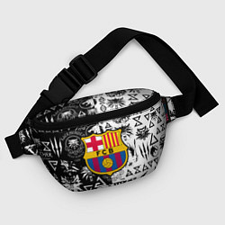 Поясная сумка Barcelona логотипы ведьмак, цвет: 3D-принт — фото 2