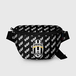 Поясная сумка Juventus off pattern, цвет: 3D-принт