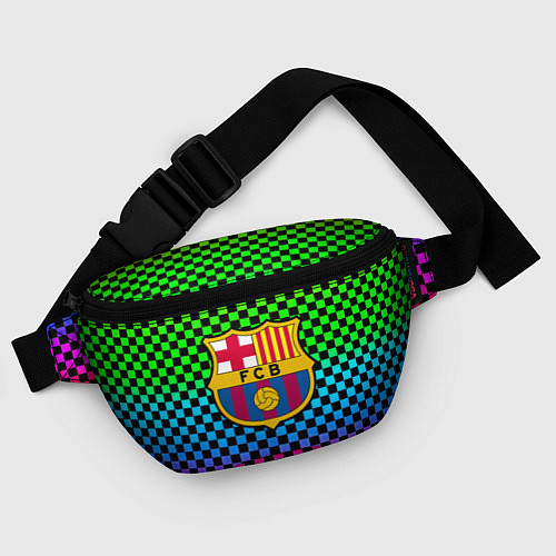 Поясная сумка Barcelona gradient neon / 3D-принт – фото 4