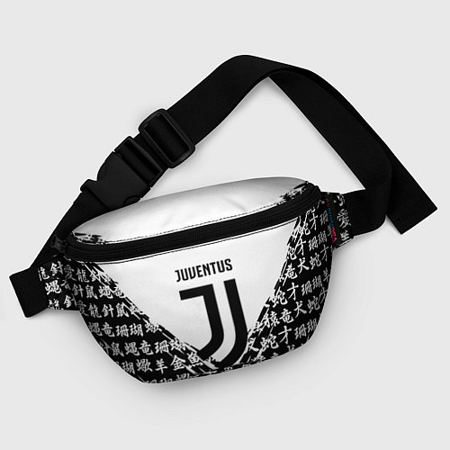 Поясная сумка Juventus символы китайские / 3D-принт – фото 4