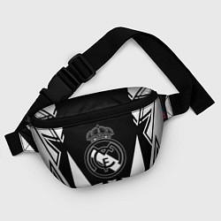 Поясная сумка Real Madrid геометрия спорт, цвет: 3D-принт — фото 2