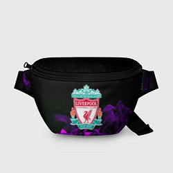 Поясная сумка Liverpool неоновый огонь, цвет: 3D-принт