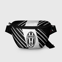Поясная сумка Ювентус полосы геометрия, цвет: 3D-принт