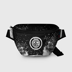 Поясная сумка Inter белый всплеск краско, цвет: 3D-принт