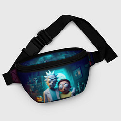 Поясная сумка Rick with Morty - halloween night, цвет: 3D-принт — фото 2