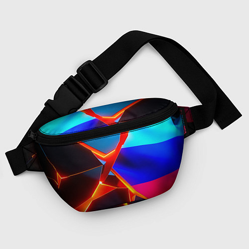 Поясная сумка Russia flag fractures / 3D-принт – фото 4