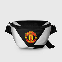 Поясная сумка Манчестер Юнайтед полосы, цвет: 3D-принт