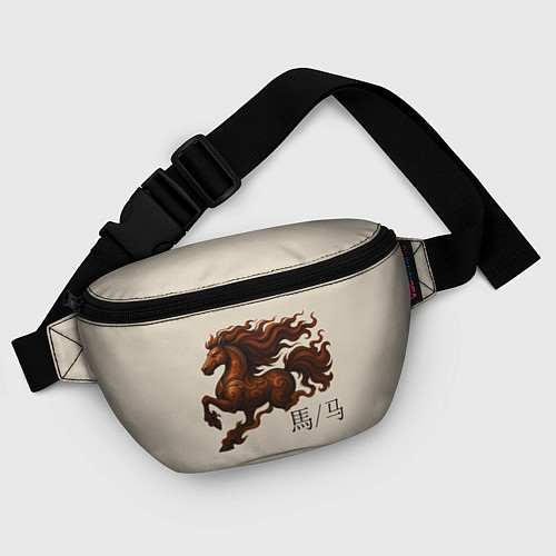 Поясная сумка Конь врывается в новый год / 3D-принт – фото 4