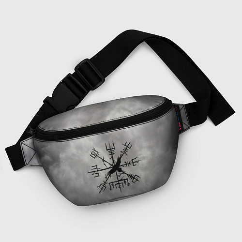 Поясная сумка Мистический ворон в руническом компасе вегвизир / 3D-принт – фото 4