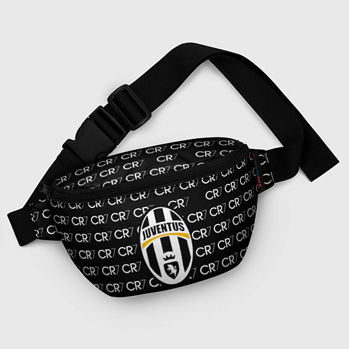 Поясная сумка Juventus sport pattern / 3D-принт – фото 4