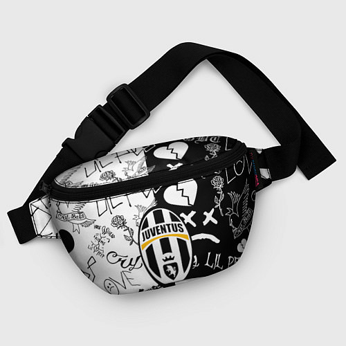 Поясная сумка Lill Peep x juventus logo / 3D-принт – фото 4