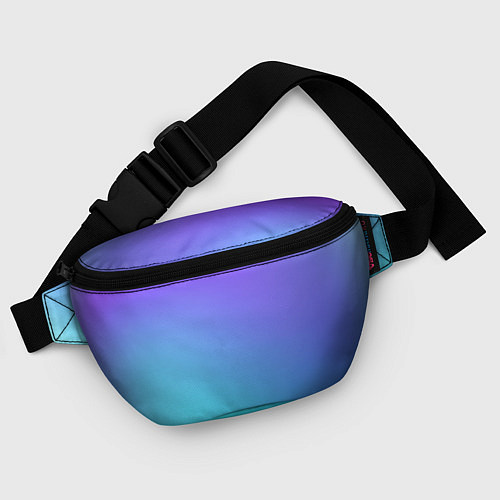 Поясная сумка Color multi-colored gradient / 3D-принт – фото 4