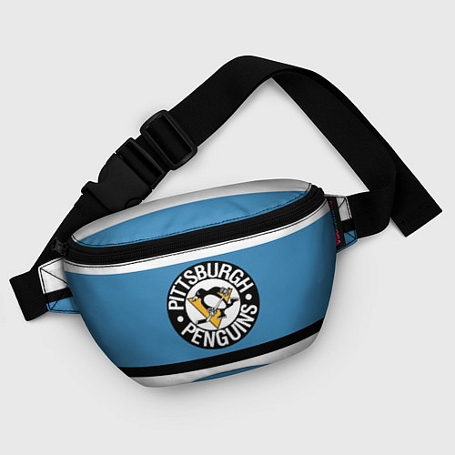 Поясная сумка Pittsburgh Penguins: White / 3D-принт – фото 4