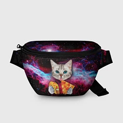 Поясная сумка Кот с едой, цвет: 3D-принт