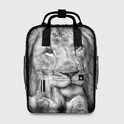 Рюкзак женский Милый лев, цвет: 3D-принт