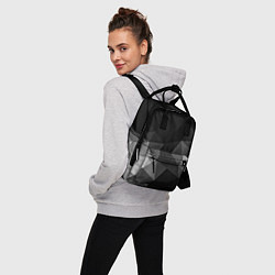 Рюкзак женский Abstract gray, цвет: 3D-принт — фото 2