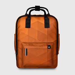 Рюкзак женский Orange abstraction, цвет: 3D-принт