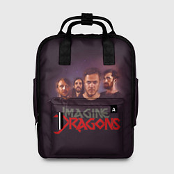 Рюкзак женский Группа Imagine Dragons, цвет: 3D-принт