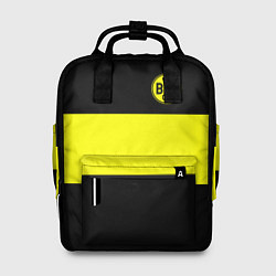 Рюкзак женский Borussia 2018 Black and Yellow, цвет: 3D-принт