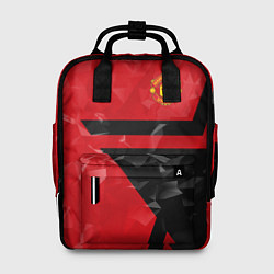 Рюкзак женский FCMU: Red & Black Star, цвет: 3D-принт