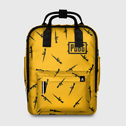Рюкзак женский PUBG: Yellow Weapon, цвет: 3D-принт