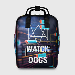 Рюкзак женский Watch Dogs, цвет: 3D-принт