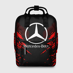 Рюкзак женский Mercedes-Benz: Red Anger, цвет: 3D-принт