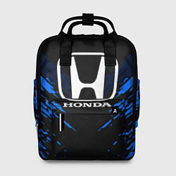 Рюкзак женский Honda: Blue Anger, цвет: 3D-принт