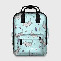 Рюкзак женский Кавайные котики, цвет: 3D-принт