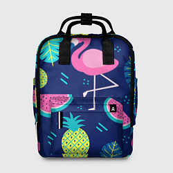 Женский рюкзак Фруктовый фламинго